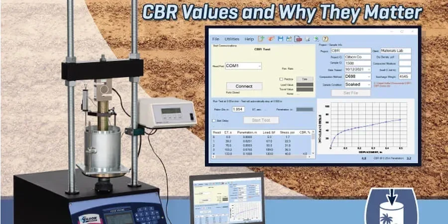 Illustrative image of CBR study for road design in Albuquerque