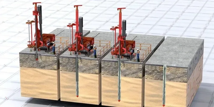 Illustrative image of Micropile design in Albuquerque