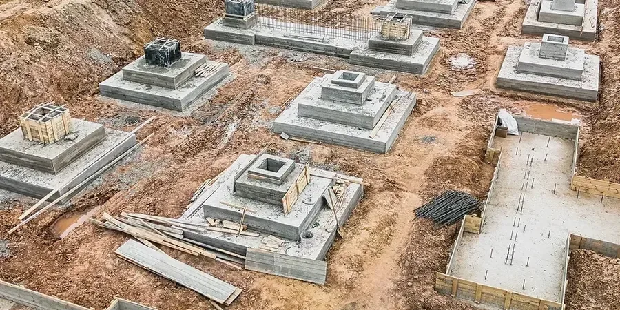 Illustrative image of Pile foundation design in Albuquerque