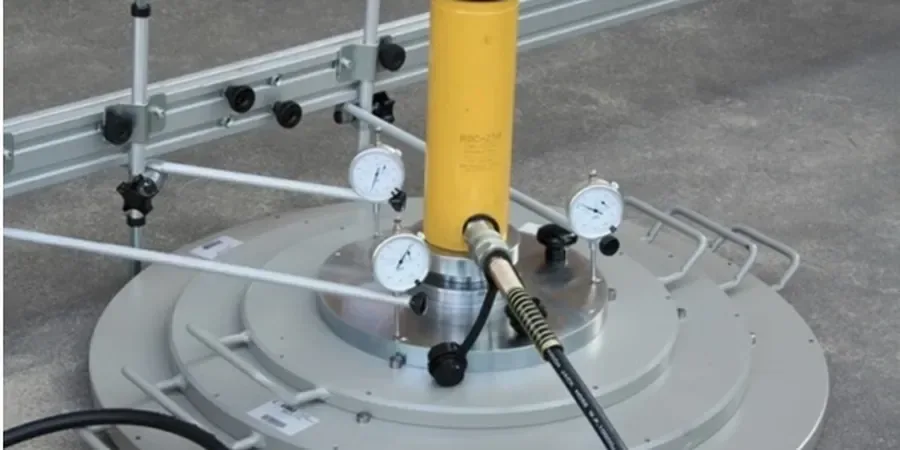 Illustrative image of Plate load test (PLT) in Albuquerque
